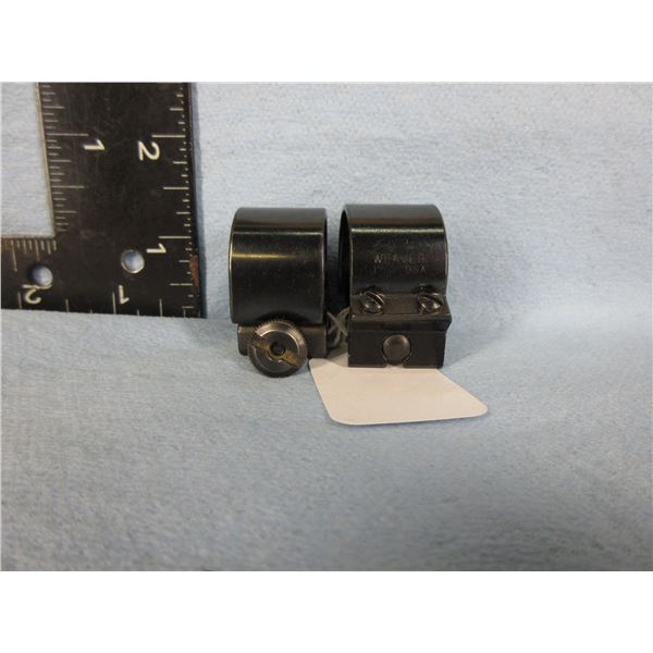 Weaver 1" Standard Low Rings - Used missing 1 screw