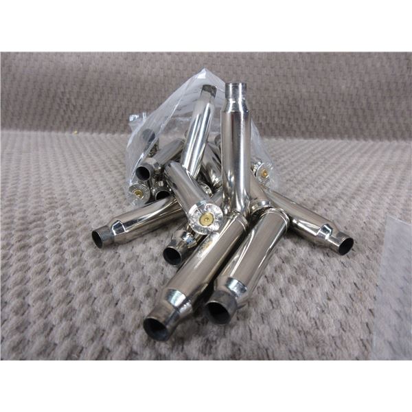 300 Win Mag Nickel Plated Brass - Bag of 19