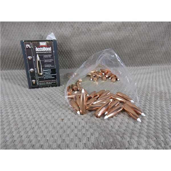 35 Caliber Nosler Accubond - 225gr, .358 Spitzer Box of 50
