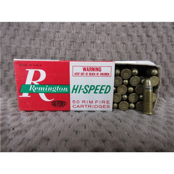 Collector Ammo - Hi-Speed by Rem. 22 Long - Box of 50