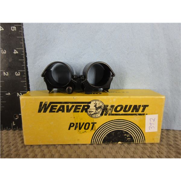 Weaver 1 Pivot Mount Rings - New Old Stock