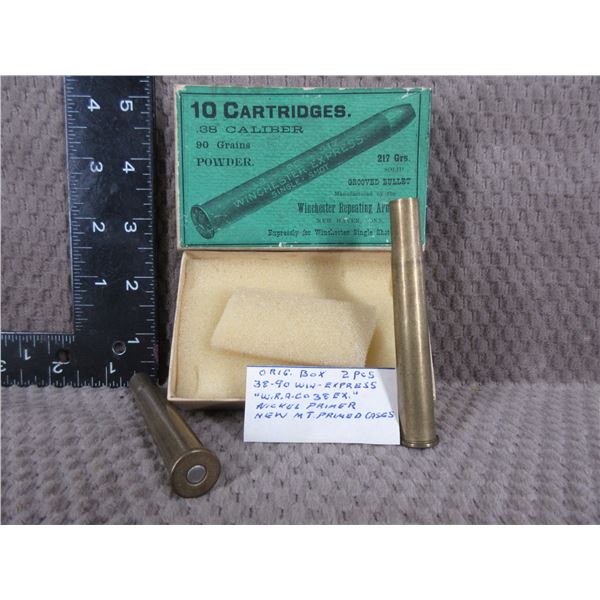 Collector Ammo - 38 Caliber 38 - 90 Winchester Box