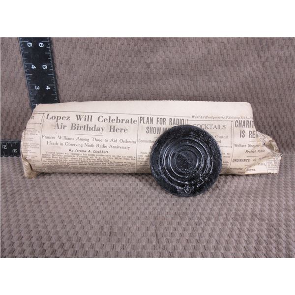 Roll of Peters Duvrock Targets - Date on Newspaper 1930