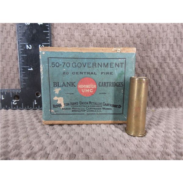 Collector Ammo - 50-70 Government Remington Blanks Box