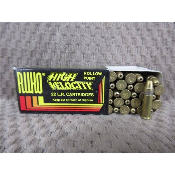 Collector Ammo - High Velocity by Ruko 22 LR - Box of 50