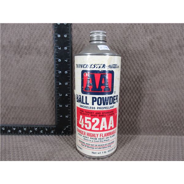 452AA Winchester Ball Powder - 1 LB Can - Appears full