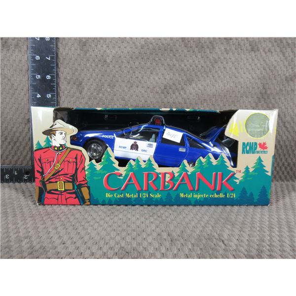 RCMP Car Bank 1/24 Scale