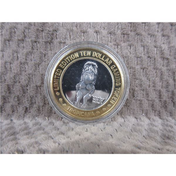 999 Silver Tropicana Gaming Token Limited Edition $10.00