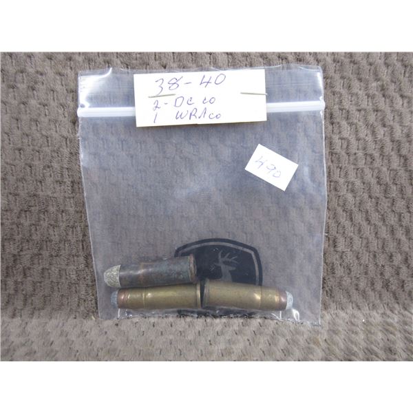 Collector Ammo - 38-40 - 2 DC Co, 1 WRA Co.