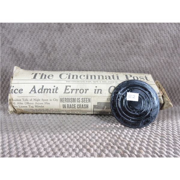 Roll of Peters Duvrock Targets - Date on Newspaper 1930