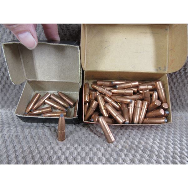 338 Cal Bullets 250 gr - 1 Box of 11, 1 Box of 56