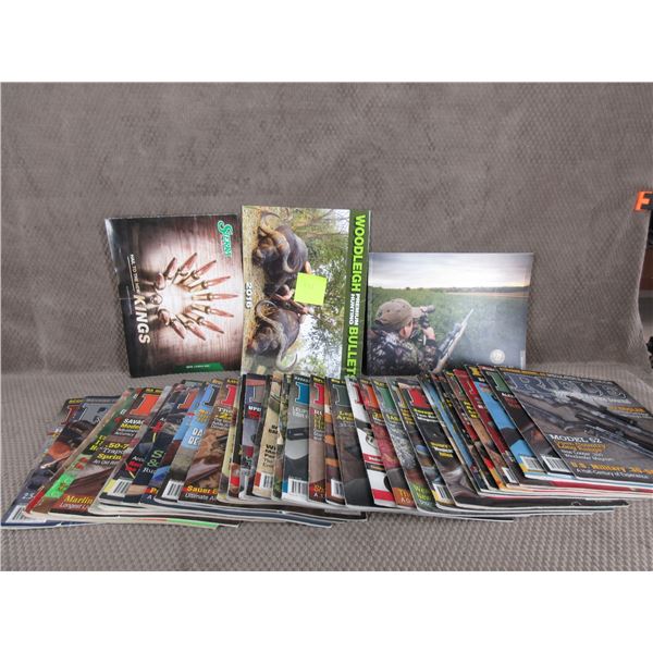 36 - Gun Magazines/3 Catalogs - Leupold, Sierra, Woodleigh