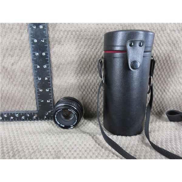 Ashi Optical Co. Pentax-M 1:2 50mm Lense & Case