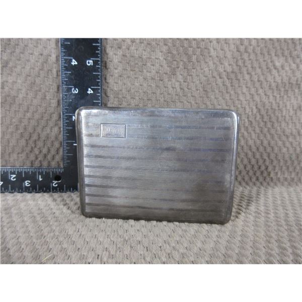 Sterling Silver Vintage Cigarette Case - 139 Grams