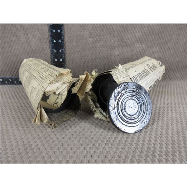 2 - Part Rolls of Peters Duvrock Targets - Both Damaged