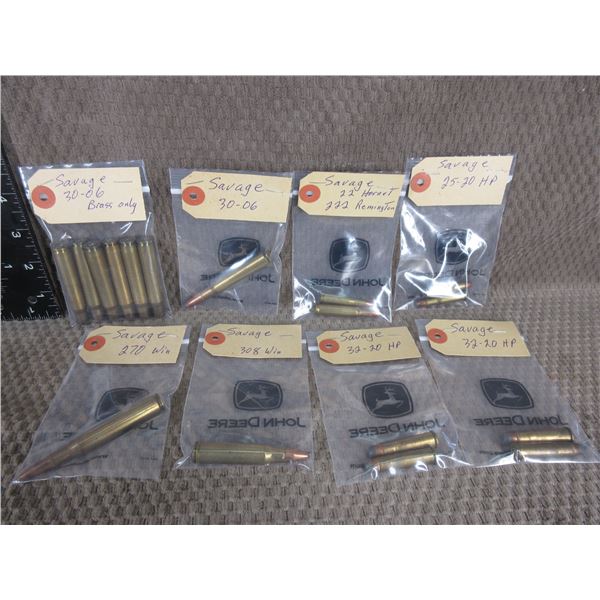 8 - Packages of Misc. Savage Headstamp Cartridges