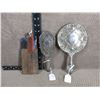 Image 1 : Hand Brush & Mirror Set and Comb & Mirror in Leather Case