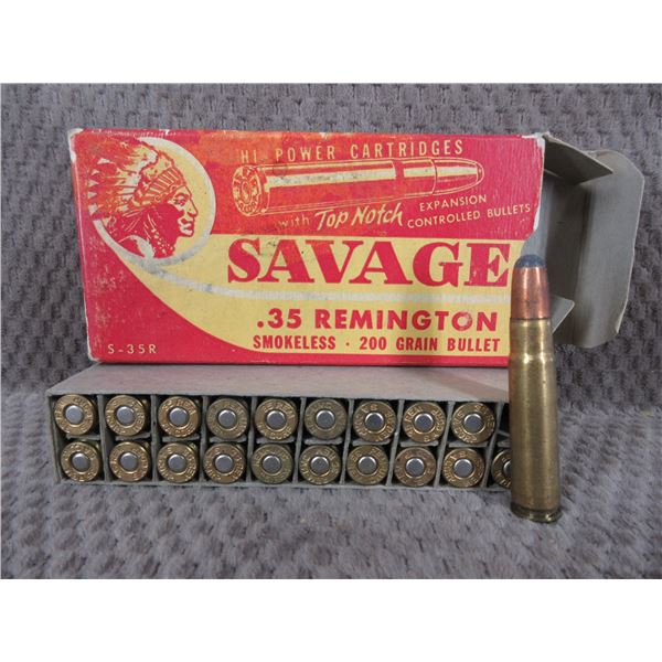 Collector Ammo - 35 Rem. Top Notch by Savage - Box of 20