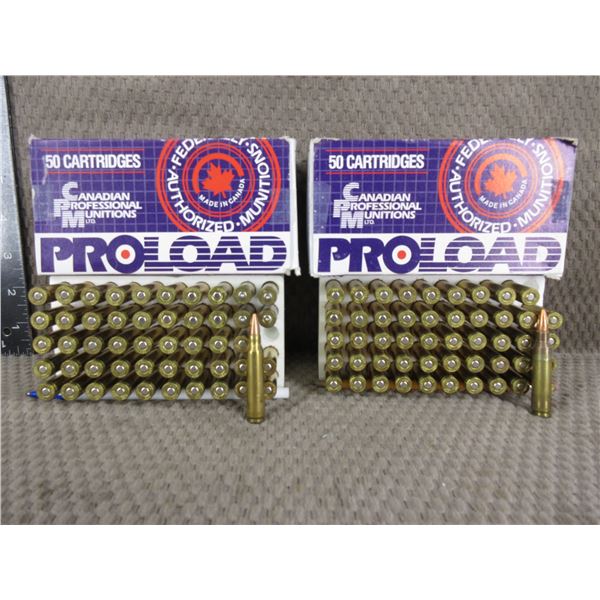 223 Rem 53gr JHP by Proload - Box of 46 & 4br, Box of 50