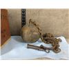 Image 1 : The Old Ball & Chain & Set of Leg Irons with 1 Key