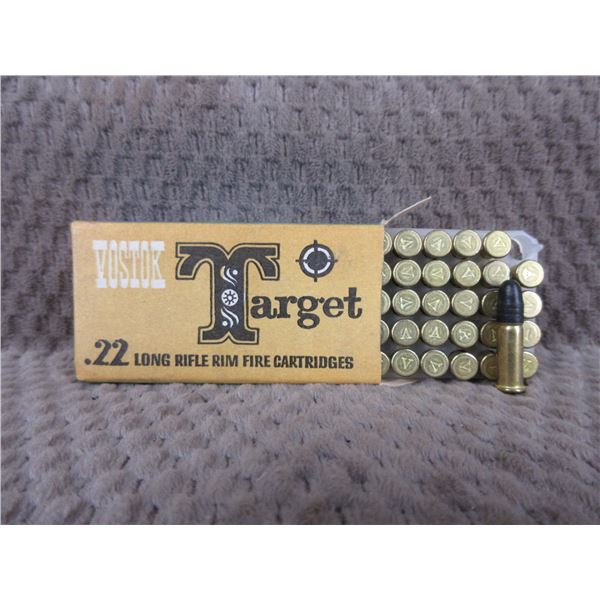 Collector Ammo - Target by Vostok 22 LR, Box of 50