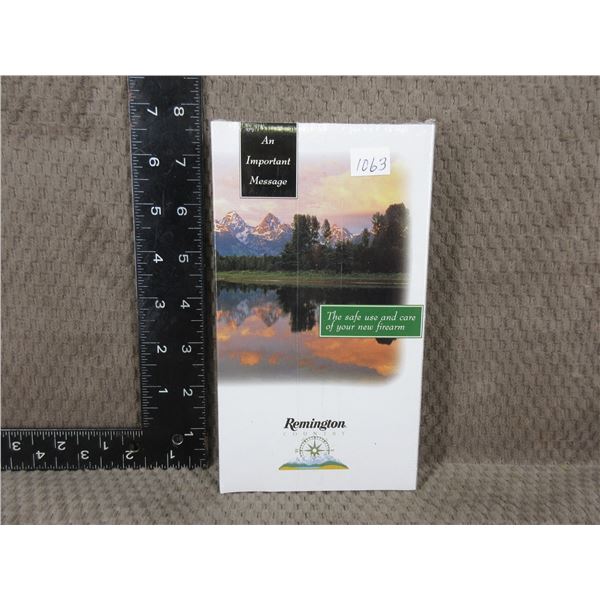 Remington VHS Video Unopened