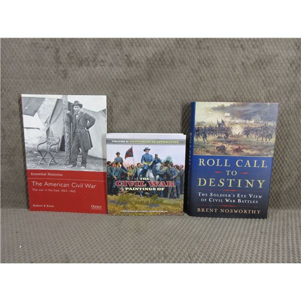 3 Civil War Books