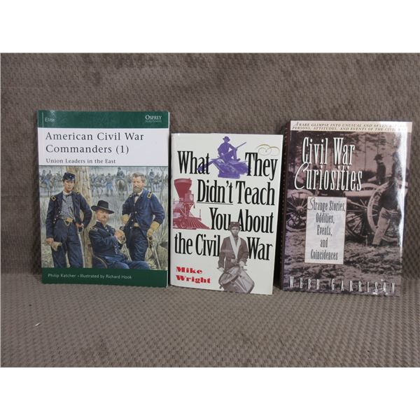 3 Civil War Books