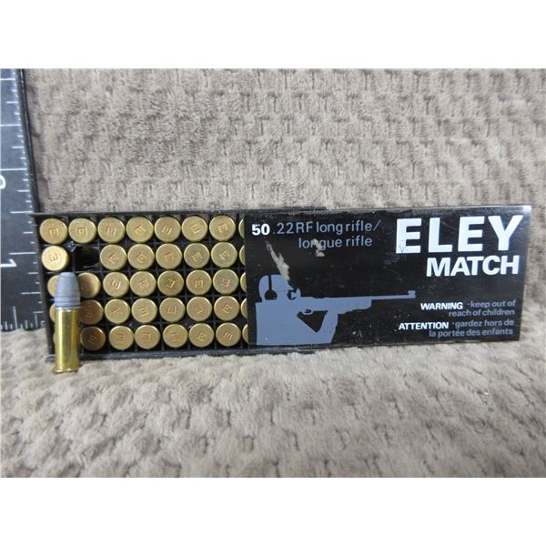 Collector Ammo - Match by Eley 22 LR - Box of 50