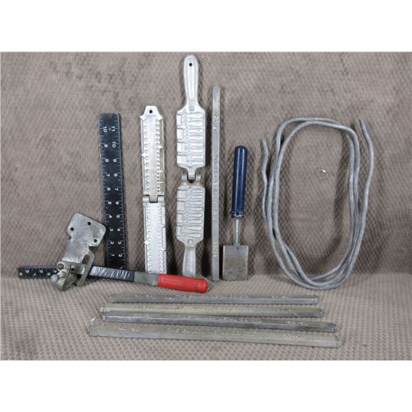 2 - Fishing Weight Molds, Tools & Lead