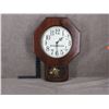 Image 1 : Winchester Wall Clock with Curved Glass & Pendulum