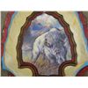 Image 2 : Native Folk Art of Buffalo on Hand Painted Arrowhead Shape