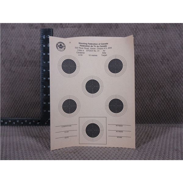 Bundle of Shooting Federation of Canada Targets