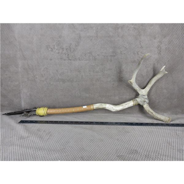 Indigenous War Club with Antler
