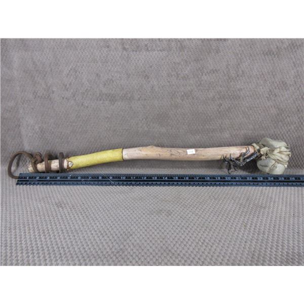 Indigenous War Club with Rock