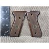 Image 1 : Beretta 92 F Compact Wood Grips - Very Good Condition