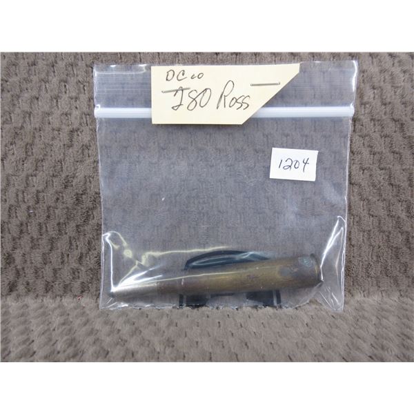 1 - 280 Ross Cartridge - Head Stamp DC Co