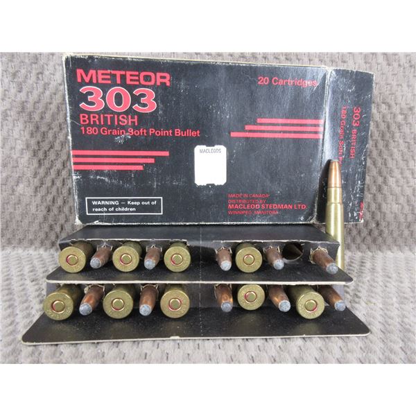 303 British 180gr SP by Meteor - Collector Box of 20