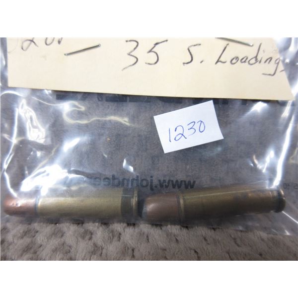 2 - 35 Self Loading Head Stamps both WRA Co.