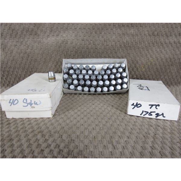 40 S&W 175gr Lead TC Bullets - 2 Boxes of 100
