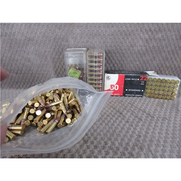 22 Long Rifle - 3 Part Boxes & a Bag of Various Ammo