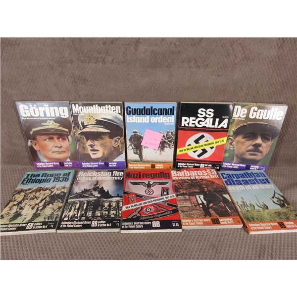 10 Military Type Paperback Books