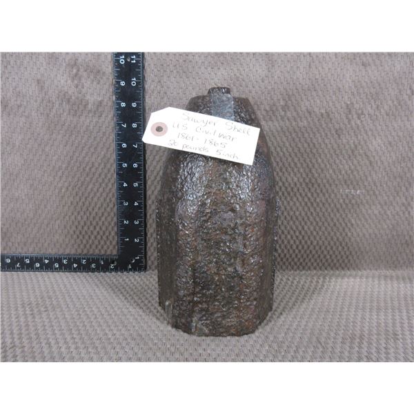 Sawyer Artillery Shell Sabot US Civil War 20 Pound 5 Inch