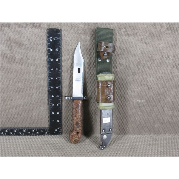 AKM Type I Bayonet with Metal Scabbard (AK47 Variant)