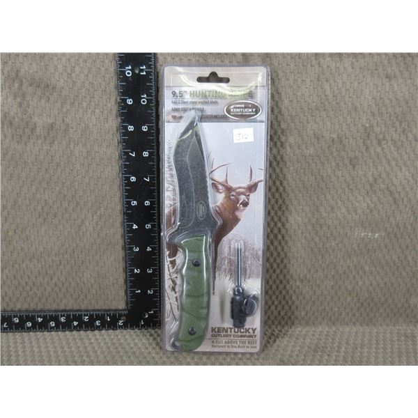 NEW - Kentucky 9.5" Hunting Knife with Sheath