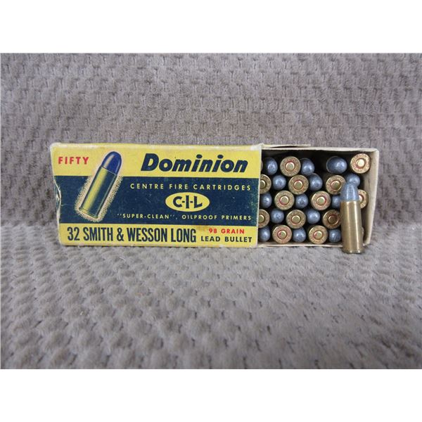 Collector Ammo - Dominion by CIL 32 S&W Long - Box of 50