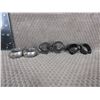 Image 2 : 3 Sets of 1" Rings - 2 Black & Low and 1 Silver & Medium