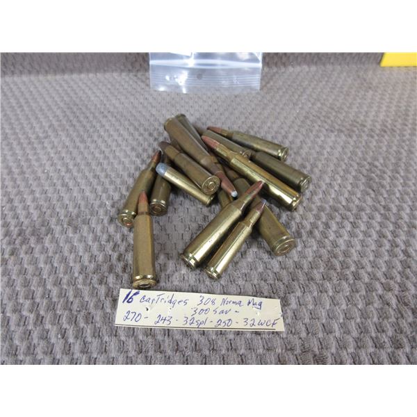 16 Misc. Rifle Cartridges