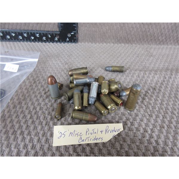 25 Misc. Handgun Cartridges
