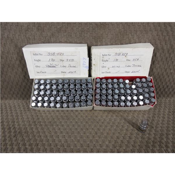 .358 Dia 170 gr SWC - 2 Boxes of 100